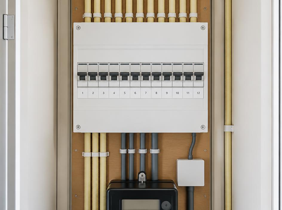 Moderne groepenkast na renovatie